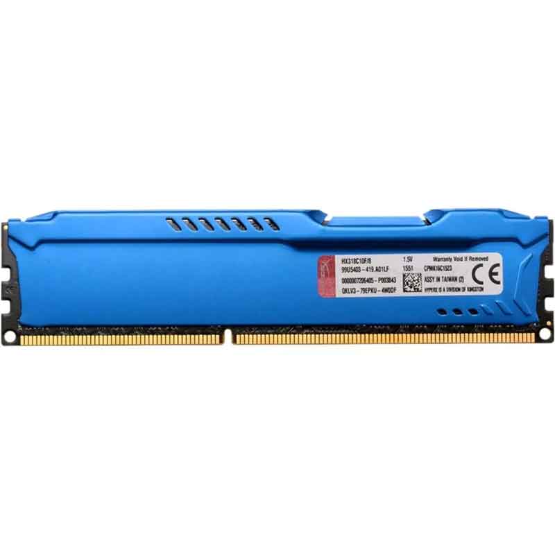Memoria Ram DDR3 8GB 1866MHZ HYPERX FURY BLUE HX318C10F/8