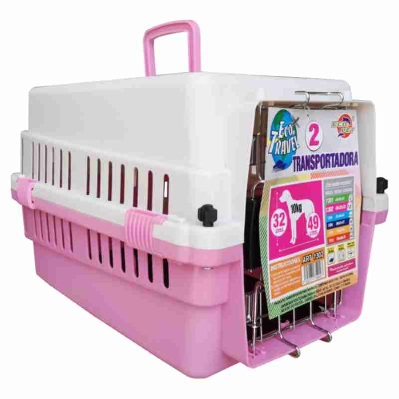 Jaula Transportadora Kennel Perro Gato 50X33X33Cm 1302
