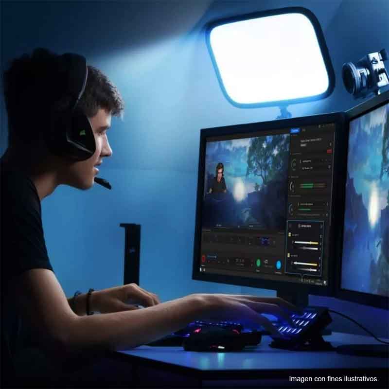 Panel de Iluminacion Profesional ELGATO KEY LIGHT Led 2500 Lumenes 10GAK9901