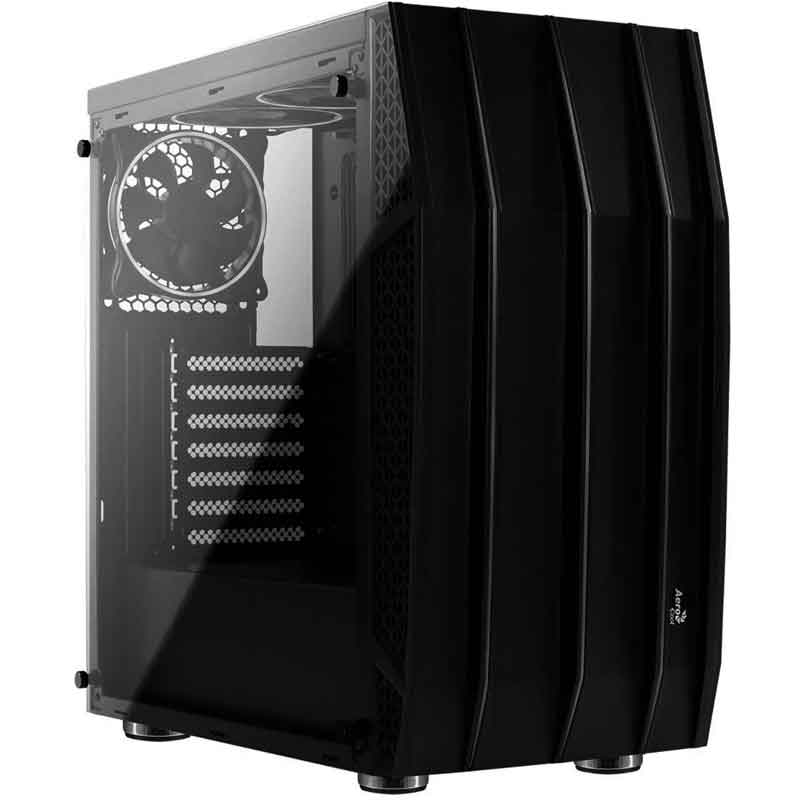 Gabinete Gamer AEROCOOL KLAW RGB ATX Cristal Templado