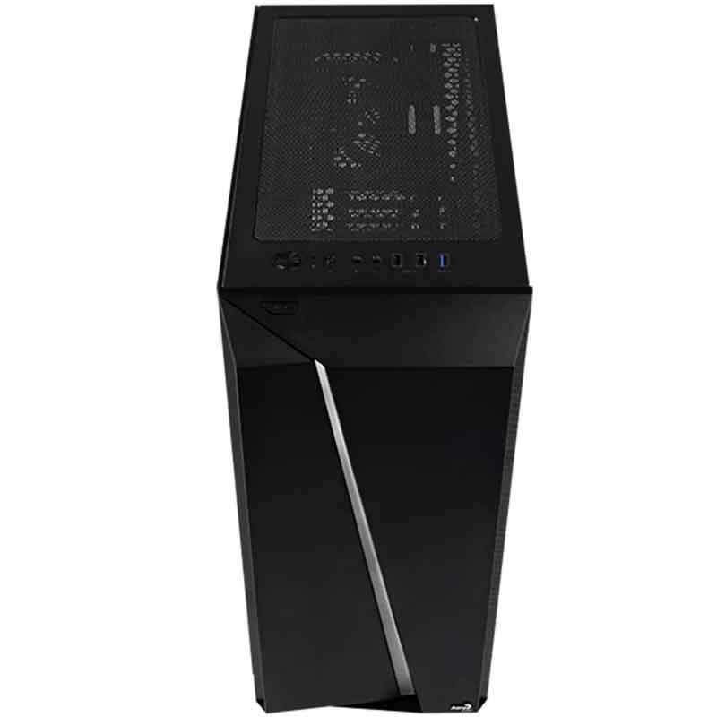 Gabinete Gamer AEROCOOL CYLON PRO 1 FAN RGB Cristal Templado 