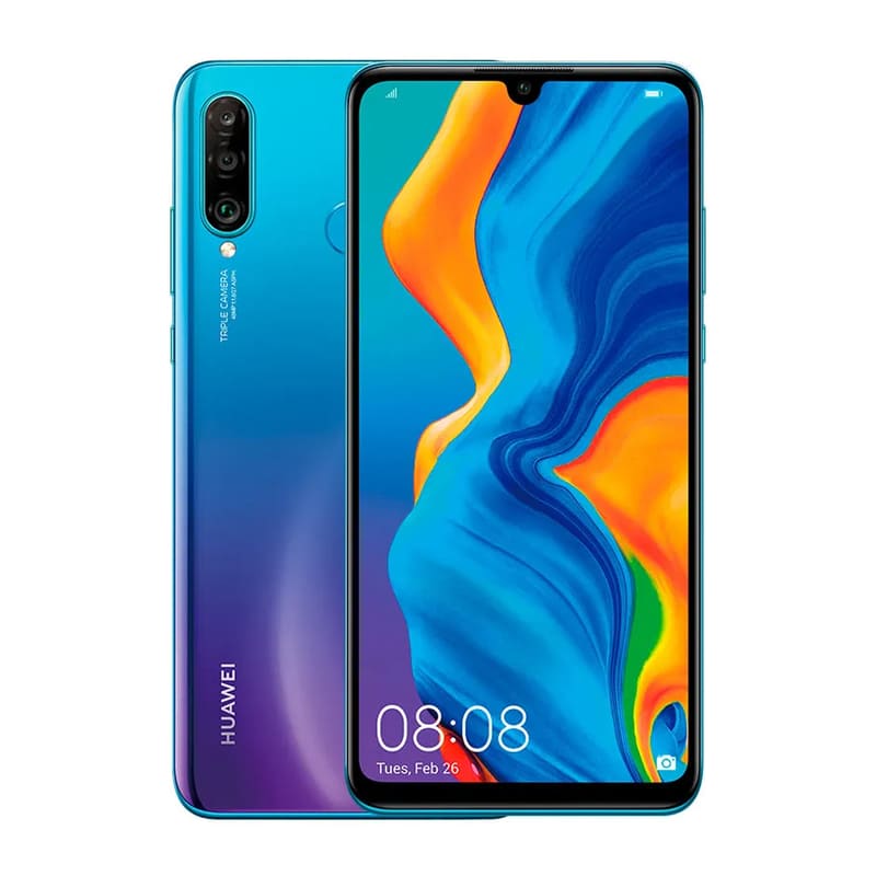 Celular huawei P30 LITE 128GB azul / Nuevo / desbloqueado + Smartwatch Huawei