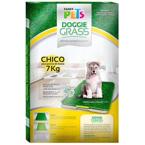 Fancy Pets Tapete Entrenador para Perro Doggie Grass 68x43 cm