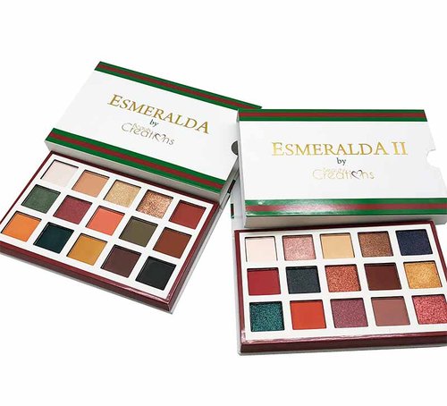 Paquete de 2 paletas de sombras Esmeralda I y Esmeralda II