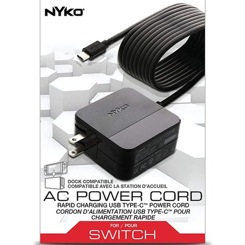 Cable de poder Nyko para Nintendo Switch
