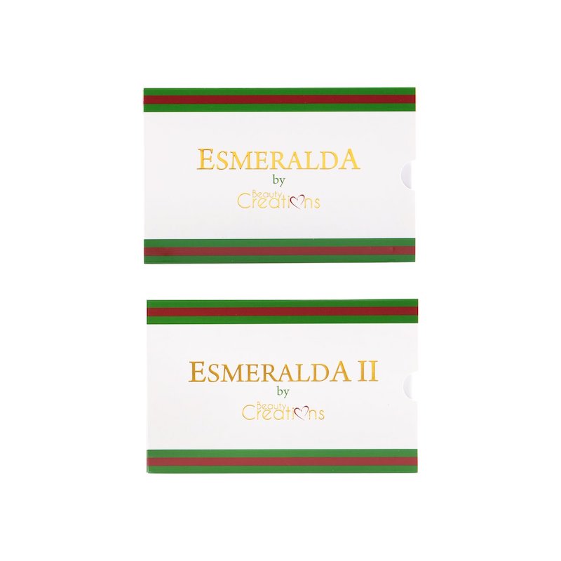 Paquete de 2 paletas de sombras Esmeralda I y Esmeralda II