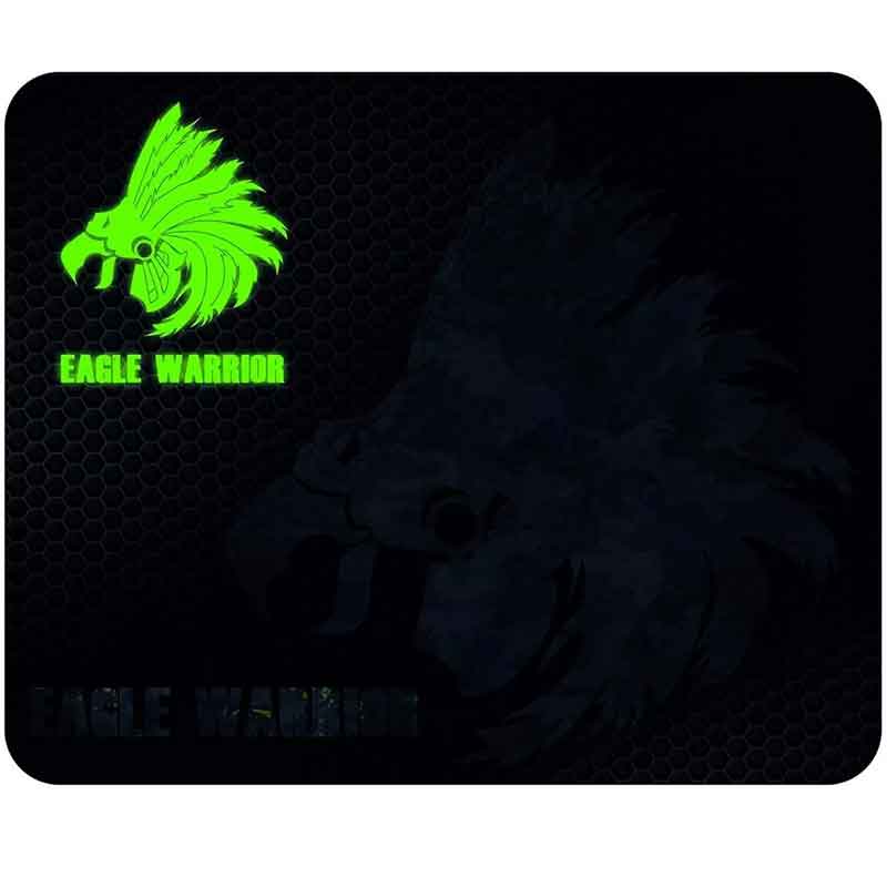 EAGLE WARRIOR Mouse Pad Pro Gamer Negro/Verde EWPAD-F3226 