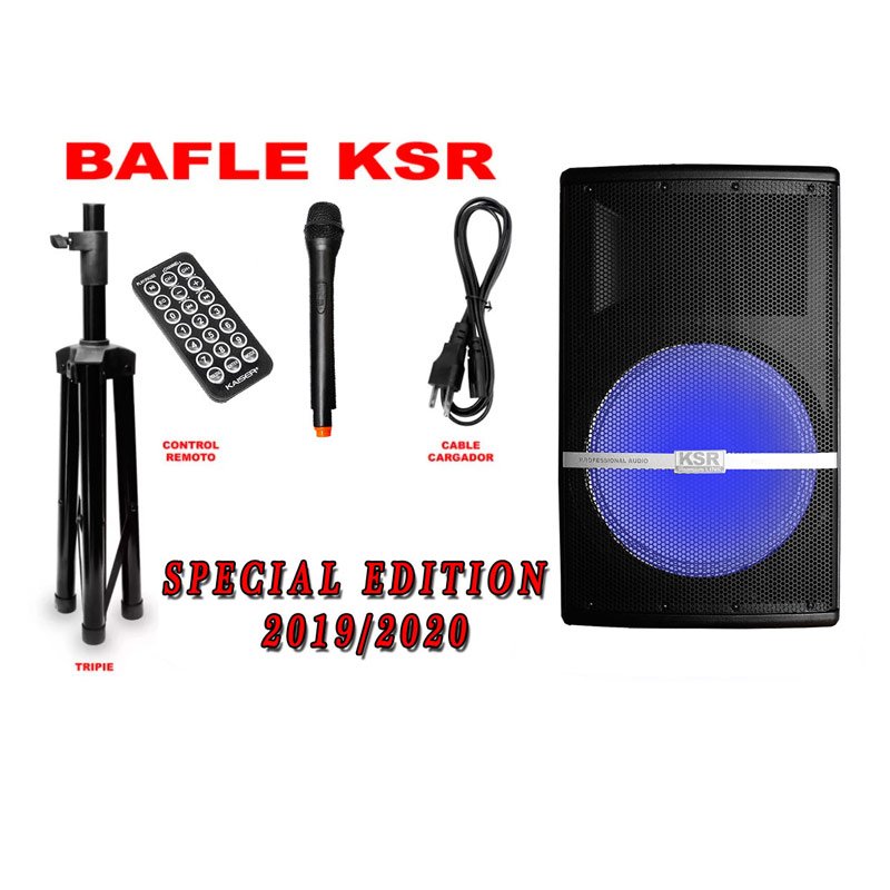 Bafle portatil 15" KSR recargable 25000w con tripie con función LINK
