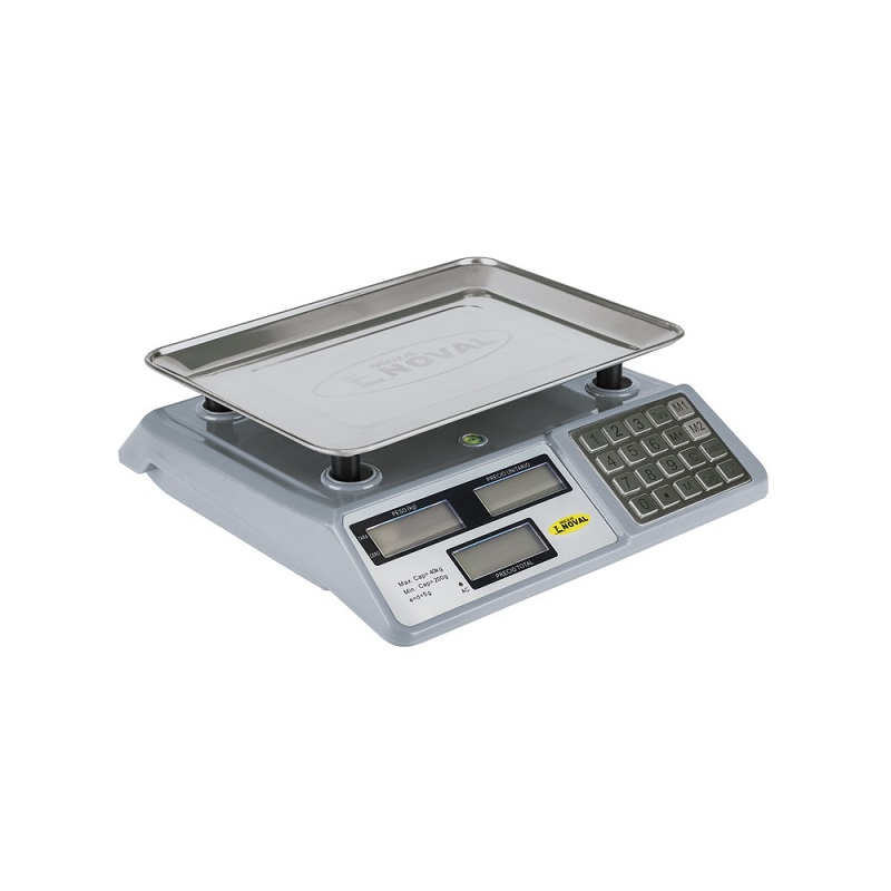 Báscula Comercial Digital 40kg Función Tara N40TN Noval
