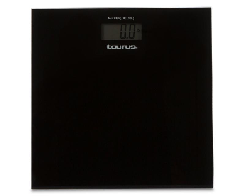 Báscula de Vidrio Digital Color Negro Taurus Balanzza
