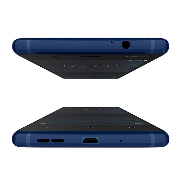 Smartphone Nokia N3, Memoria interna 16 GB, RAM 2 GB, Azul