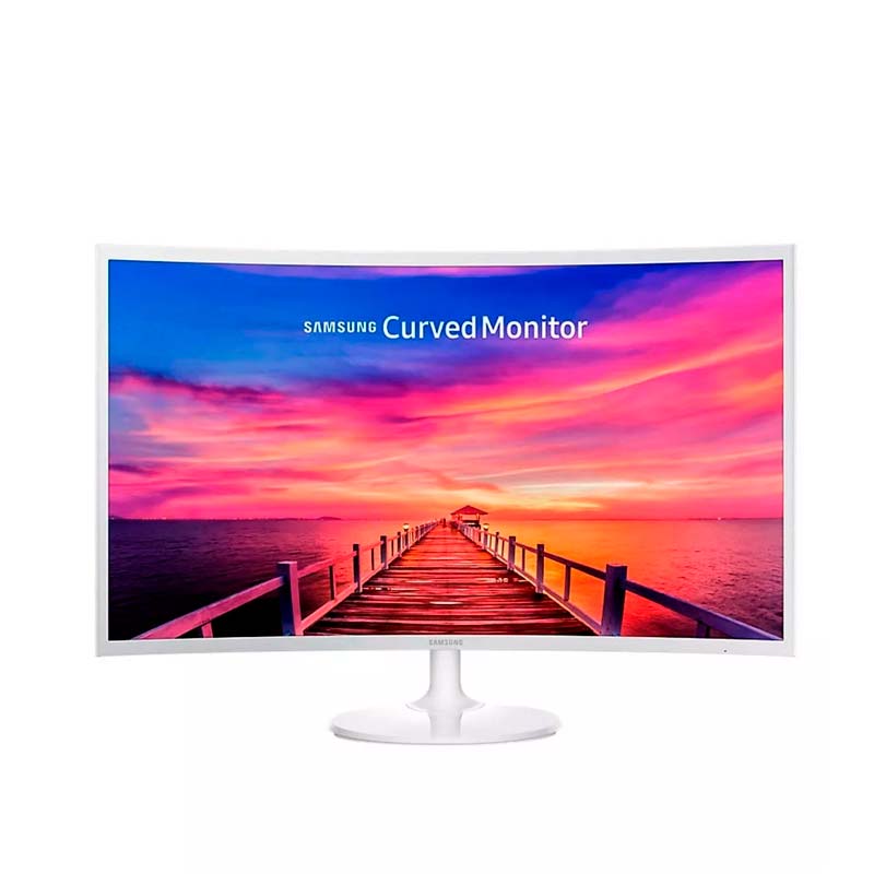 Monitor Samsung Led Curvo 32 Blanco Lc32f391fwlxzx Full Hdmi