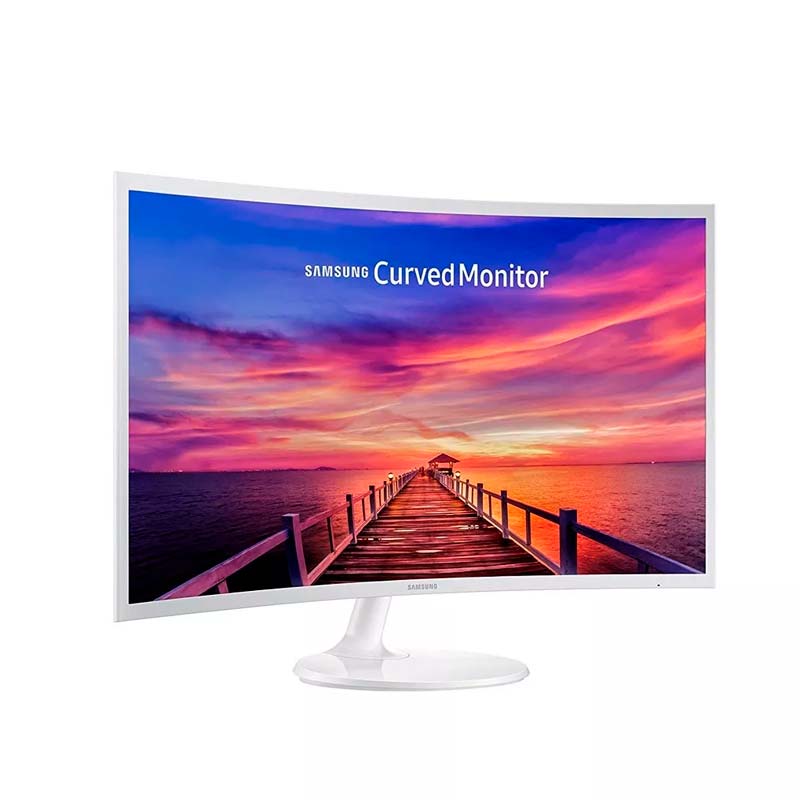 Monitor Samsung Led Curvo 32 Blanco Lc32f391fwlxzx Full Hdmi