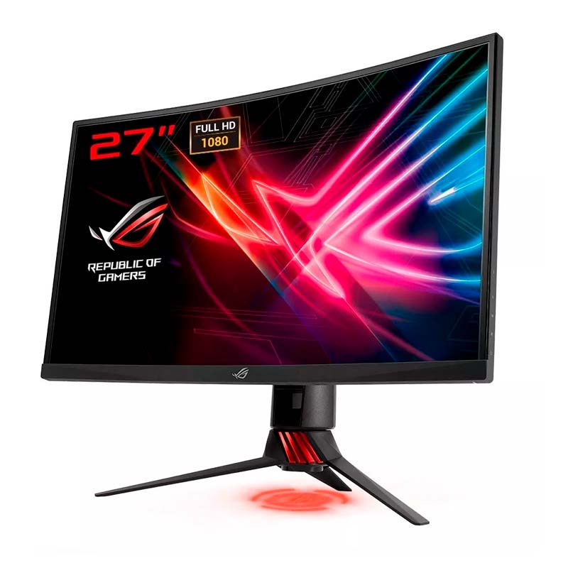 Monitor Gamer Asus Curvo Rog Strix Xg27vq Rgb 144hz 1ms 27'