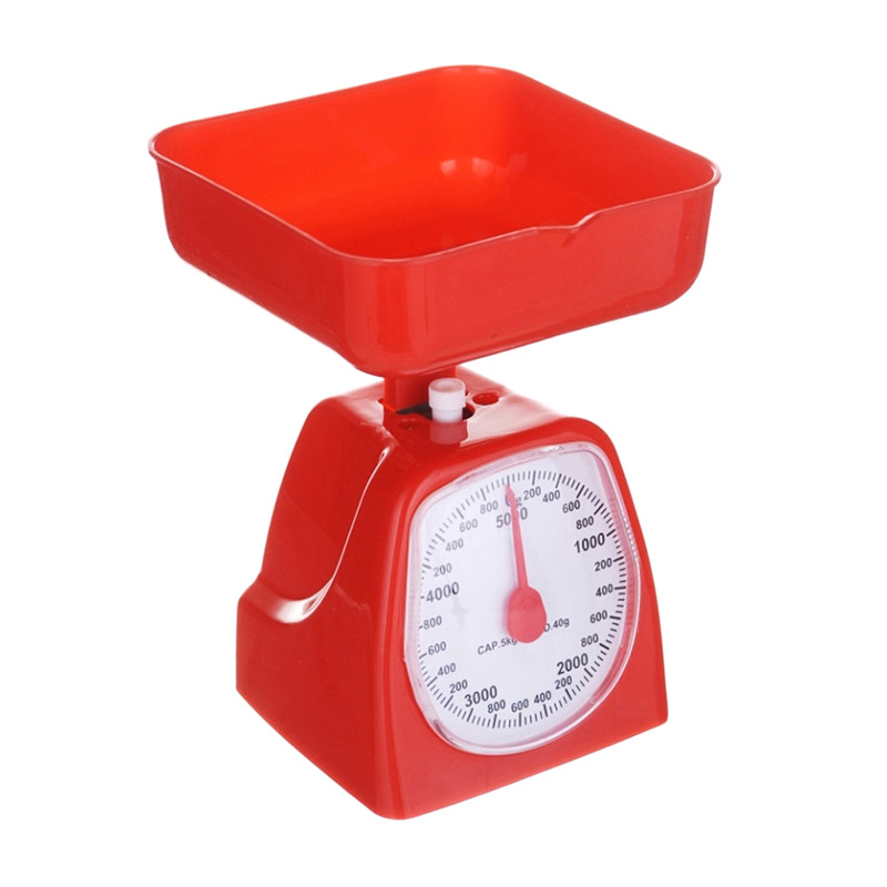 Bascula Cocina Kitchen Scales 5Kg Rojo