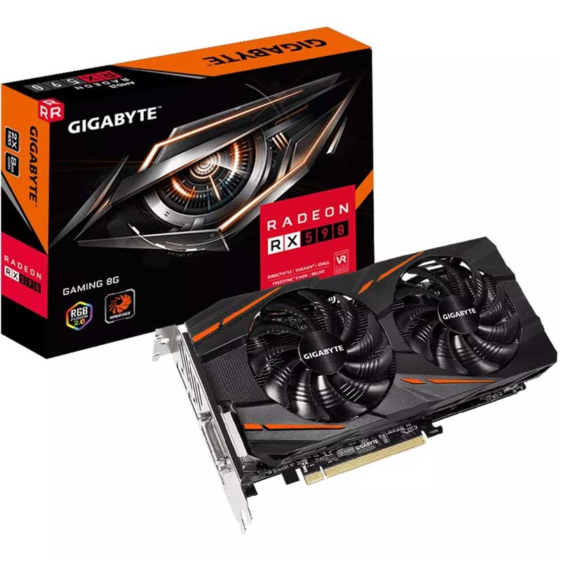 Tarjeta de Video GIGABYTE Radeon RX 590 Gaming 8GB GDDR5 GV-RX590GAMING-8GD 2.0 