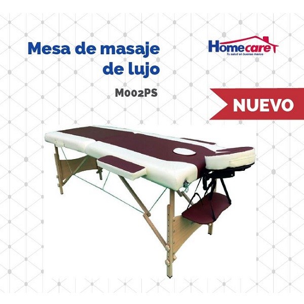 Cama Mesa Masaje Lujo 195x70cm Espuma 5cm