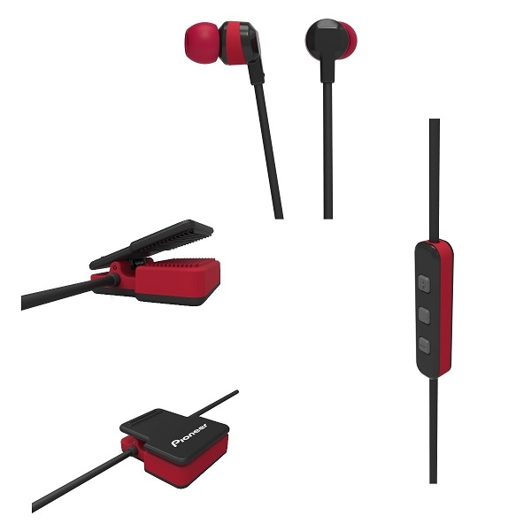 Audifonos Bluetooth Rojo Pioneer IPX4 SE-CL5BT