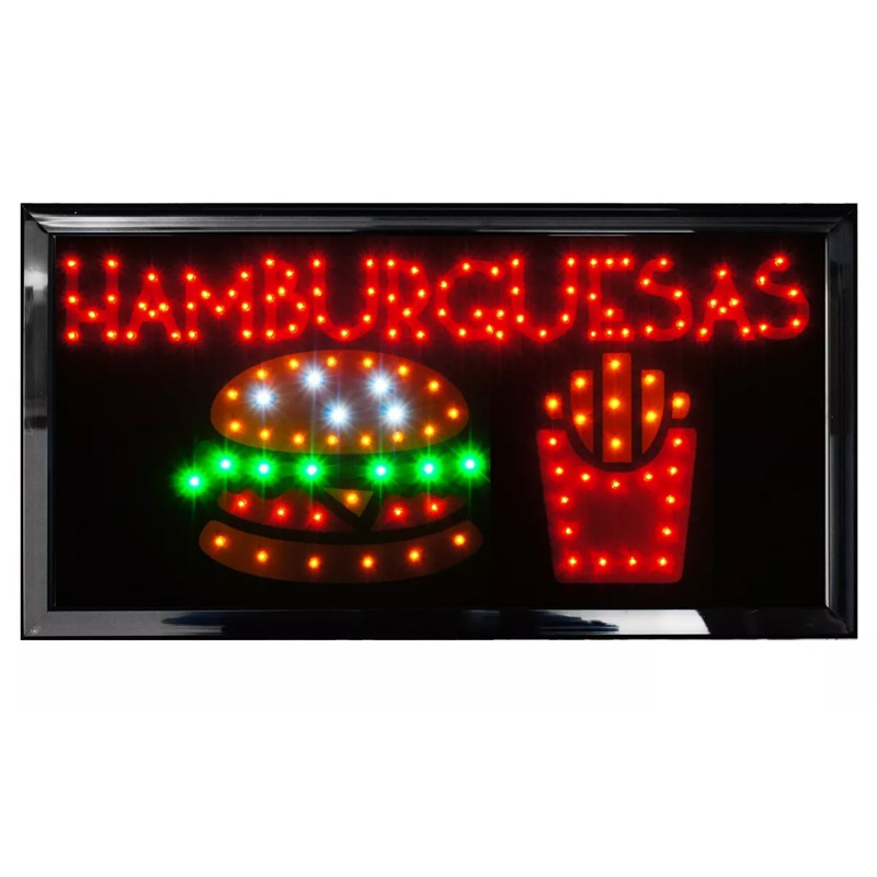 Anuncio Luminoso Parpadeante Con Hyper Led Ecologico Para