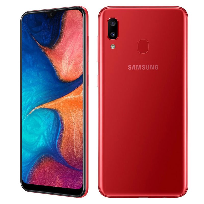 Samsung Galaxy A20 2019 32gb 3gb Ram Doble Camara 13+5mpx Rojo