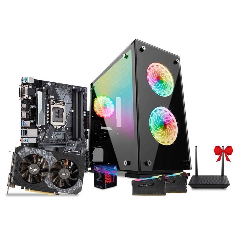 CPU Gtx 1660 Ti Intel I7 16gb Ssd 120 1tb / Routes Regalo