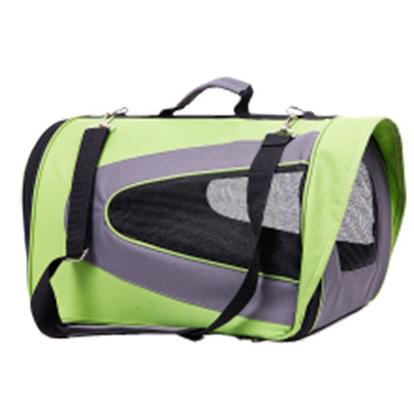Fancy Pets Transportadora Para Perro Tela Fashion Con Visera Verde Ch