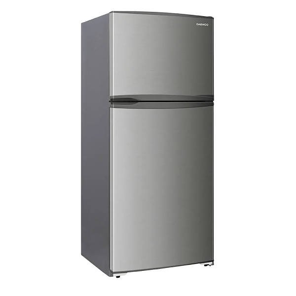 Refrigerador Daewoo 14 pies  silver modelo Top Mount DFR-1410DMX 