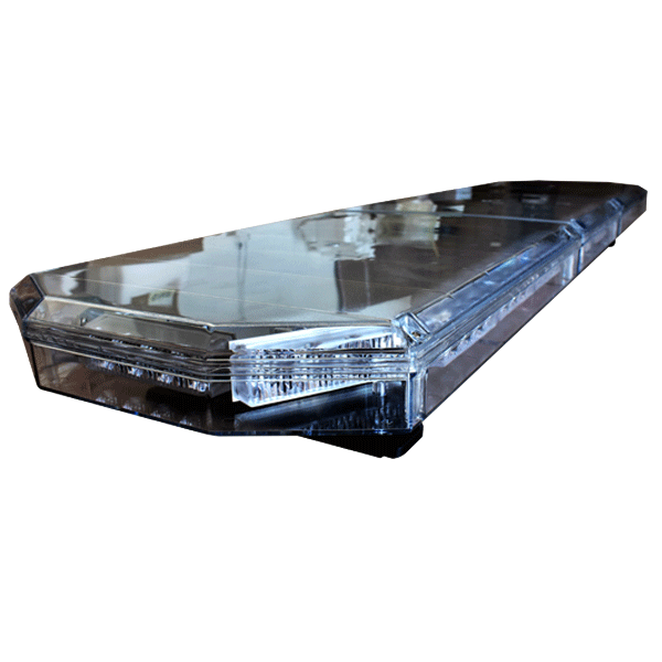  Barra / Torreta de 88 leds, configurable en colores azul, rojo, ambar y blanco y 36 patrones de flasheo alternativos y simultáneos, 