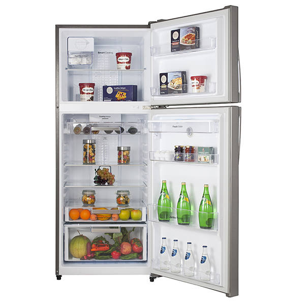 Refrigerador de 16 pies cúbicos silver con  despachador de agua modelo DFR-44520GNDA