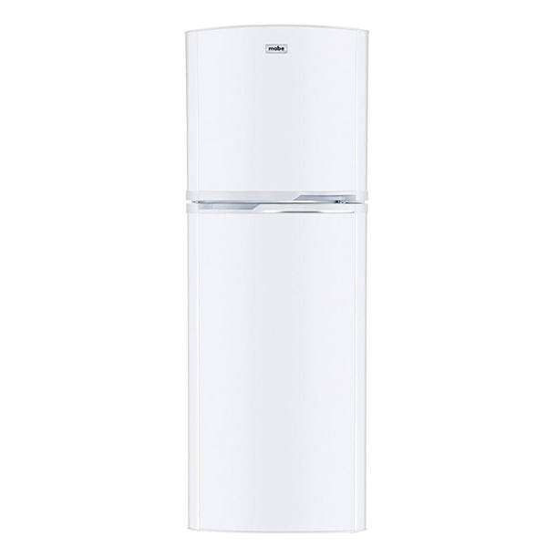 Refrigerador Mabe de 10 pies cúbicos parrilla de cristal color blanco modelo RMA1025VMXB