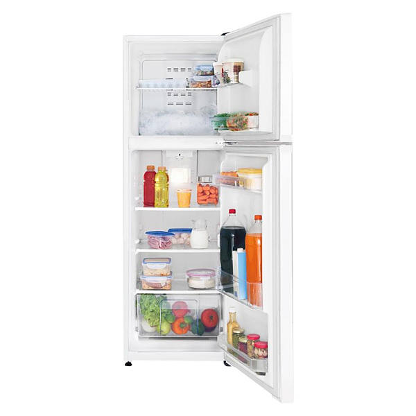 Refrigerador Mabe de 10 pies cúbicos parrilla de cristal color blanco modelo RMA1025VMXB