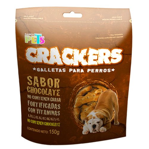 Fancy Pets Crackers Galletas para Perro sabor Chocolate 150 gr