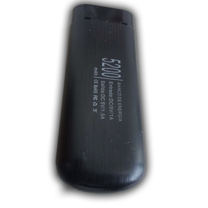 Banco de energía 5200 Mah Power Bank con linterna
