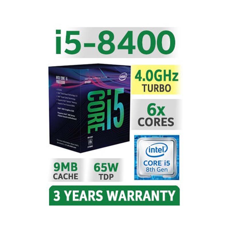 Computadora Pc Cpu Gamer Intel Core I5 8400 8gb 1tb 80+