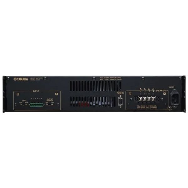 Amplificador de potencia Yamaha XH200 2 Canales 200W Conector Monitor/Remote