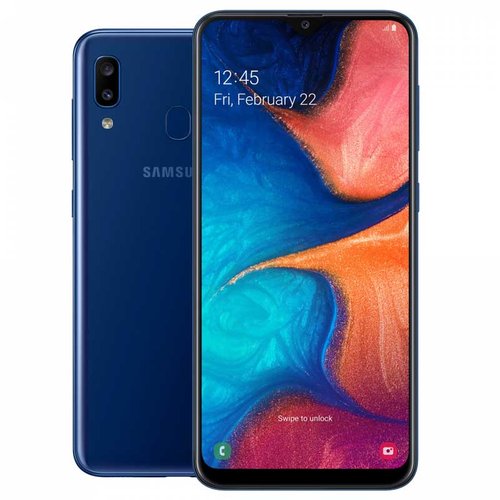 Samsung Galaxy A20 2019 32gb 3gb Ram Doble Camara 13+5mpx Azul