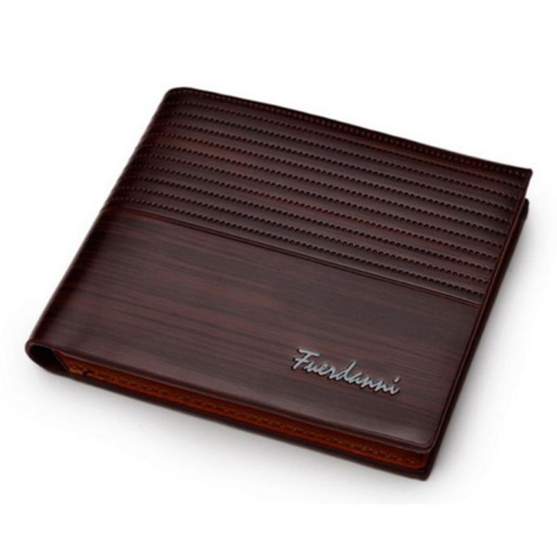 Cartera Bifold Leather Fuerdanni Café Oscuro