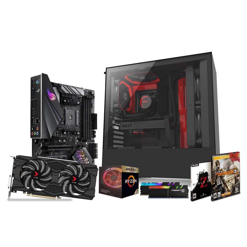 Computadora Pc Gamer Rtx 2060 Ryzen 7 Ram 16gb Ssd 240gb 80+