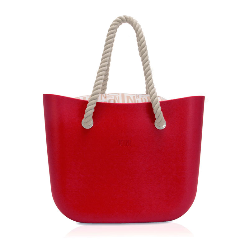 Bolsa de mano JOIN! HANDBAGS BEACH  roja