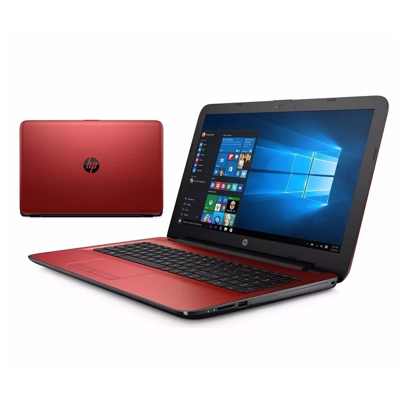 Laptop Hp 15 Ay005la Intel Celeron Hdd 500 Ram 4gb Roja / Reacondicionada