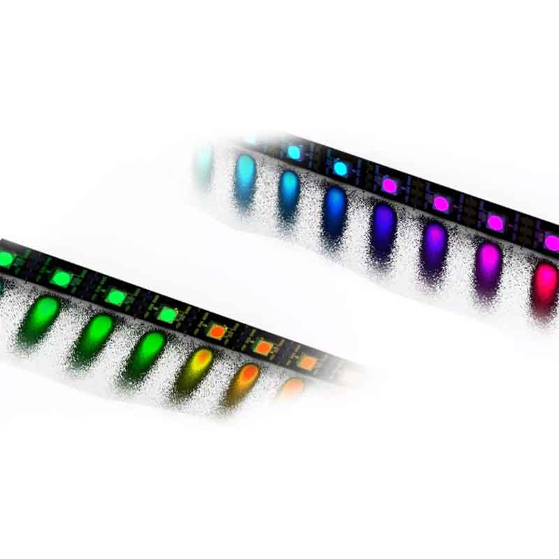 Kit 3 Ventiladores GAME FACTOR 120MM C/Control RGB 2 Tiras Led 30 CM FKG400 