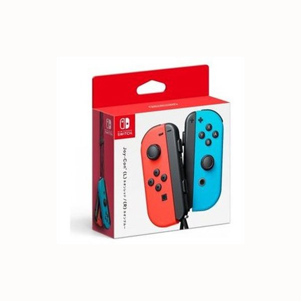 Controles Joy Con L y R para Nintendo Switch (rojo y azul neon)