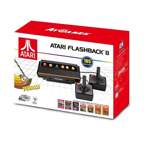 Consola ATARI Flashback 8 Classic Game 105 Juegos 2 Mandos AR3220 