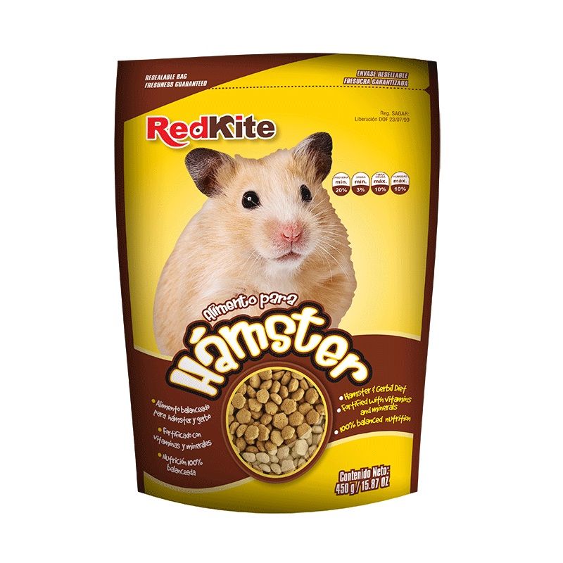 Alimento Redkite Hamster Gerbo 450Gr Wat450