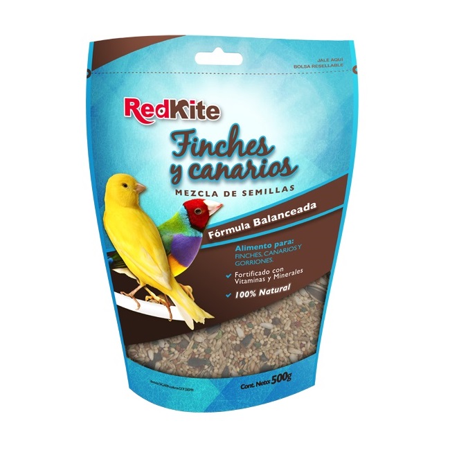 500Gr De Alimento Mezcla Canarios Y Finches