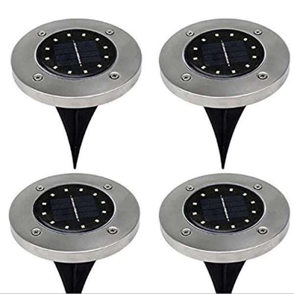 Lamparas De Led 8W Solar Recargable Luces Para Jardin 4 Piezas