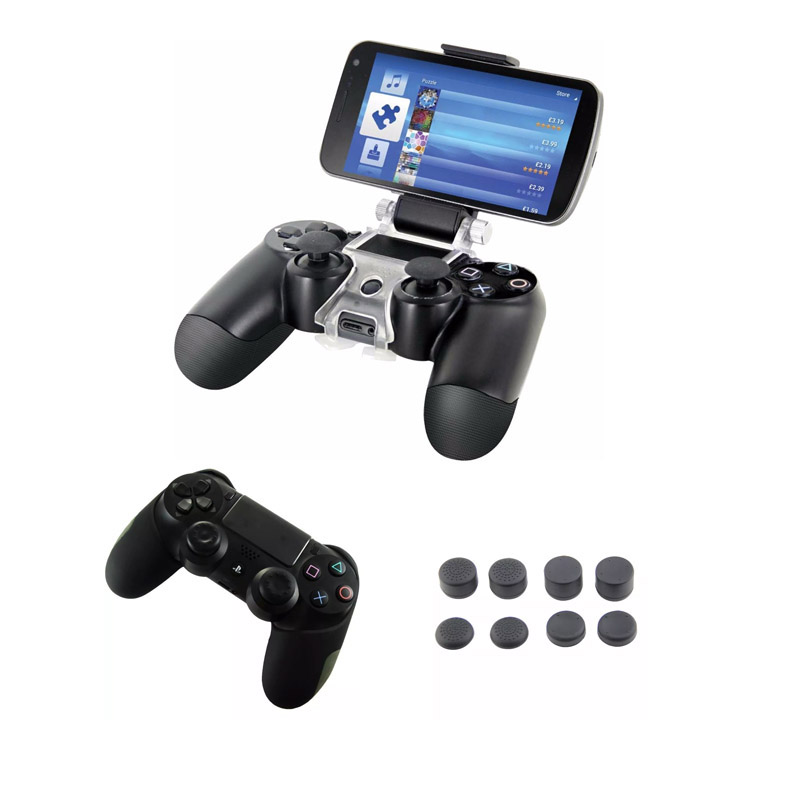 Ps4 Clip Controles Playstation  4 - Funda Pro - Grips Negros