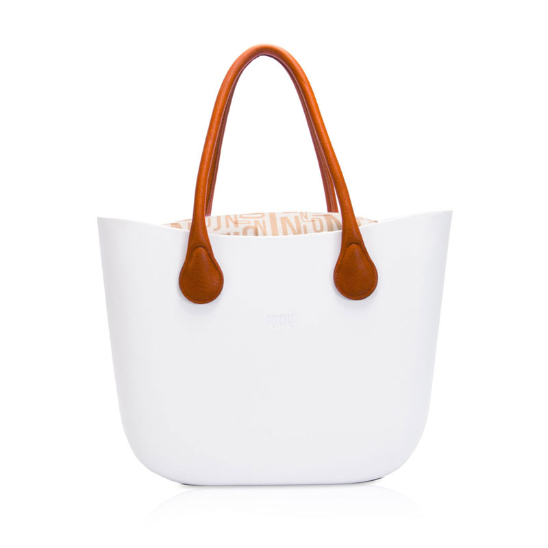 Bolsa de mano JOIN! HANDBAGS CLASSIC blanca