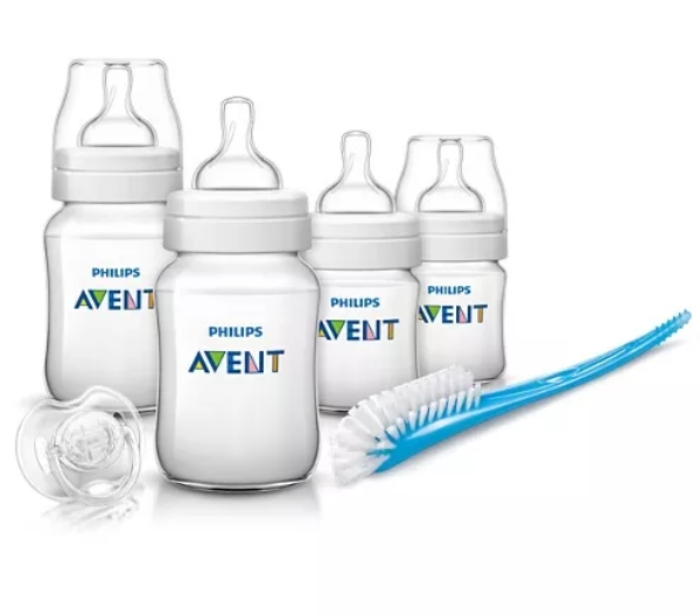 Philips Avent SCD806/00 - Set de recién nacido gama Anti-colic, 4 biberones