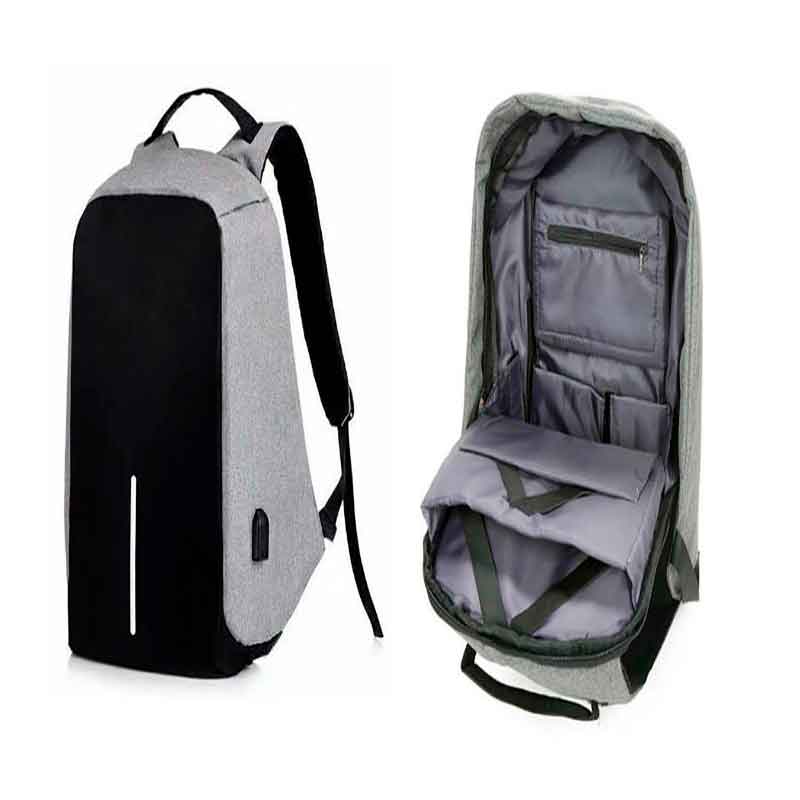 Mochila Antirrobo negro-gris